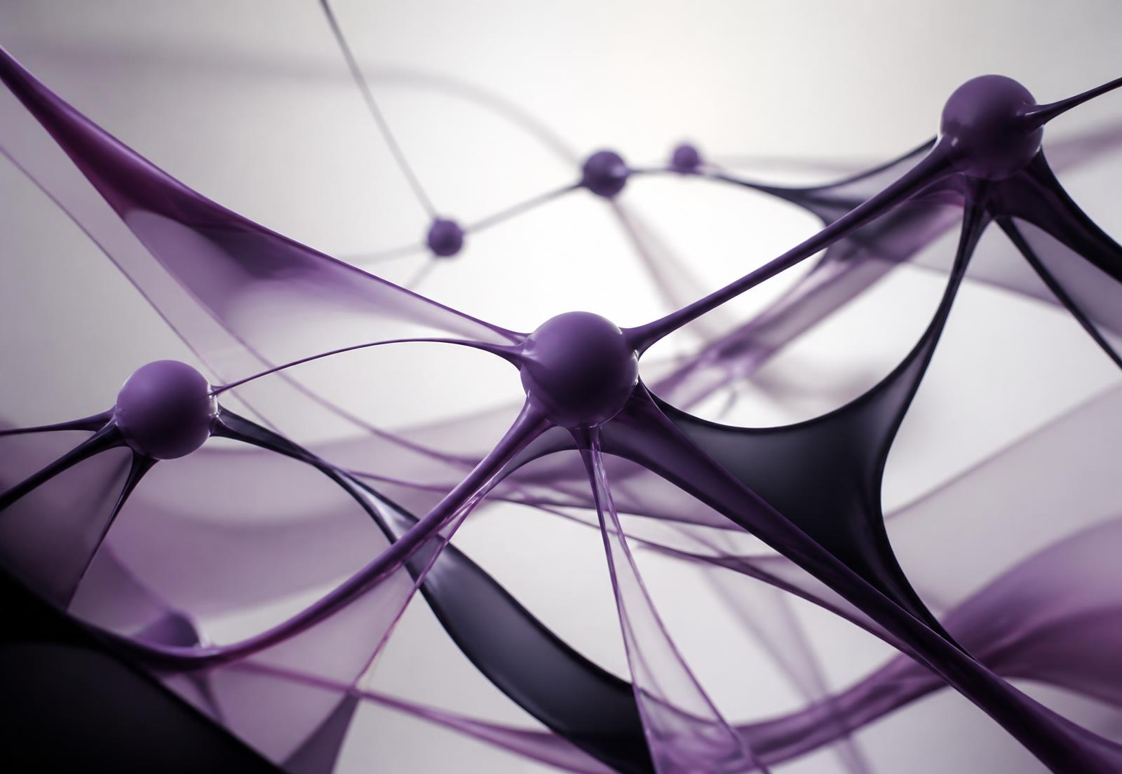 Moderne abstracte verbeelding van verbinding en samenwerking